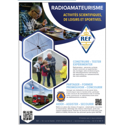 Jeu de 2 affiches de promotion des activités radioamateur