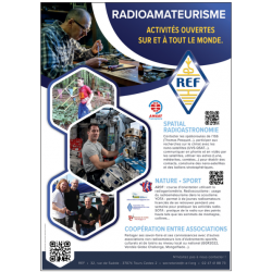 Jeu de 2 affiches de promotion des activités radioamateur