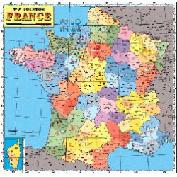 Carte Locator France