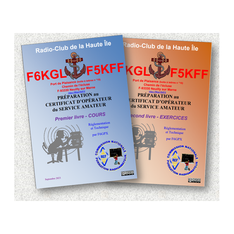 Préparation au certificat d'opérateur du service amateur (cours et exercices) Préparation au certificat d'opérateur du service amateur (cours et exercices)