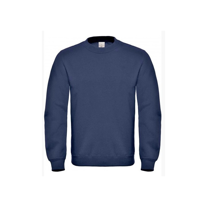 Sweatshirt col rond avec indicatif brodé