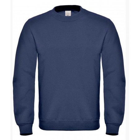 Sweatshirt col rond avec indicatif brodé
