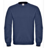 Sweatshirt col rond avec indicatif brodé