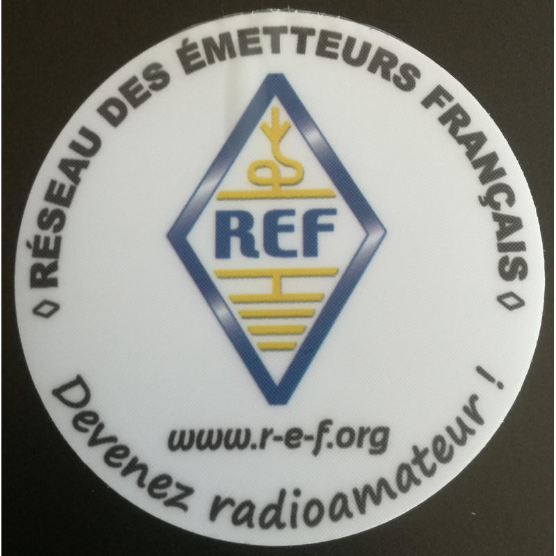 Lot de 5 Stickers REF – Ø 80 mm – Vinyle pour vitre de véhicule Lot de 5 Stickers REF – Ø 80 mm – Vinyle pour vitre de véhicule