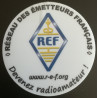 Lot de 5 Stickers REF – Ø 80 mm – Vinyle pour vitre de véhicule