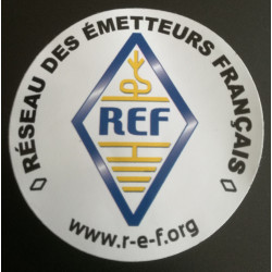 Lot de 10 Stickers REF – Ø 80 mm – Vinyle