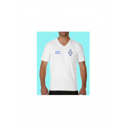 Tee-shirt à col en V avec logo du REF possibilité de personnalisation