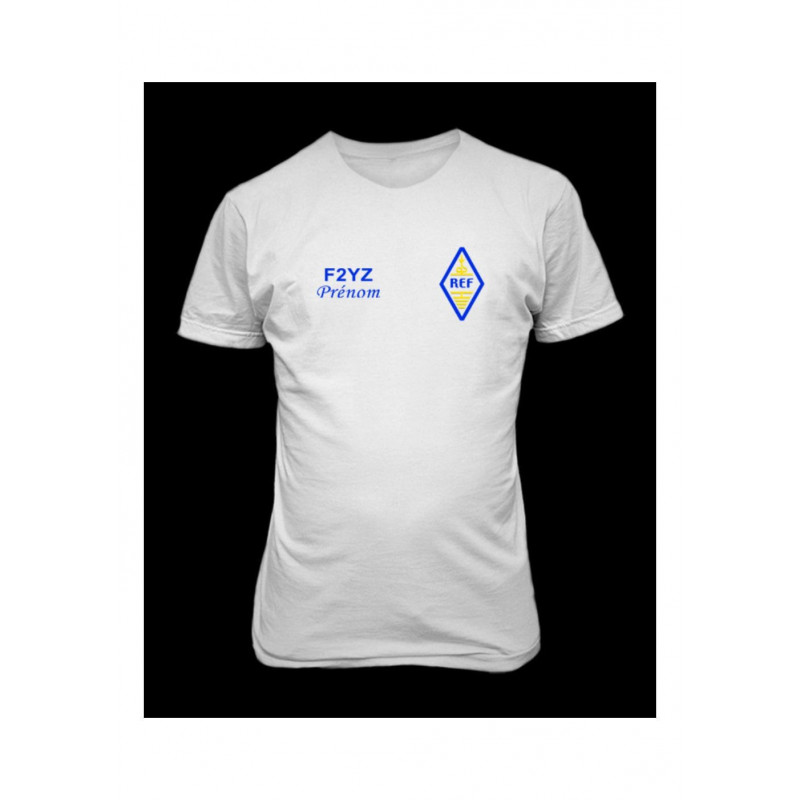 Tee-shirt à col rond avec logo du REF et possibilité de personnalisation Tee-shirt à col rond avec logo du REF et possibilité de personnalisation