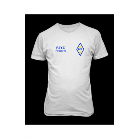 Tee-shirt à col rond avec logo du REF et possibilité de personnalisation